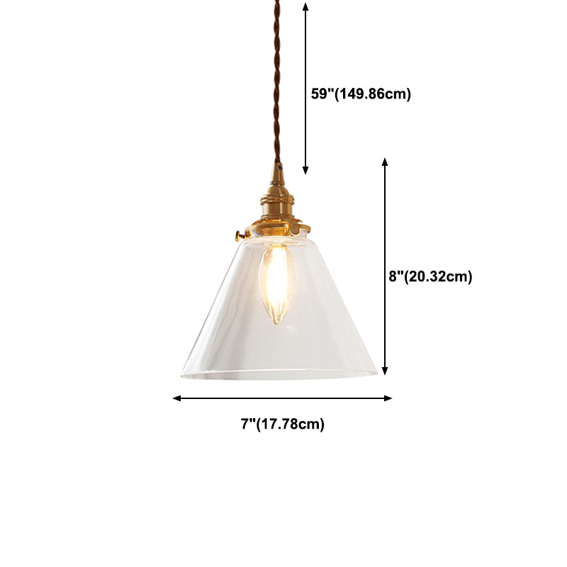 Glass de style moderne suspension d'éclairage de pendentif créatif