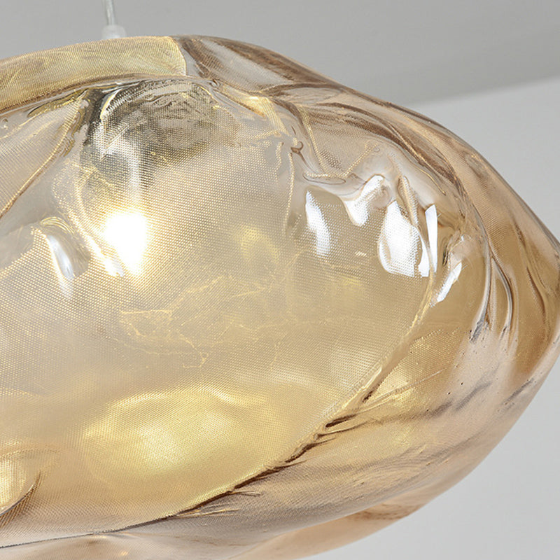 Modern Style Glass Hanging Light Creative Pendant Lighting Fixture for Dining Room