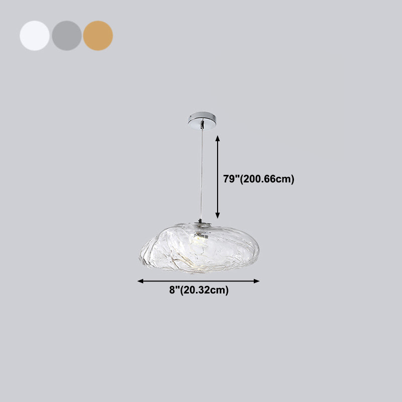 Modern Style Glass Hanging Light Creative Pendant Lighting Fixture for Dining Room