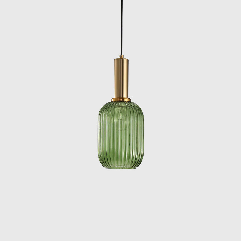 Modern Style Minimalist Hanging Light Glass Shade Pendant Lighting Fixture