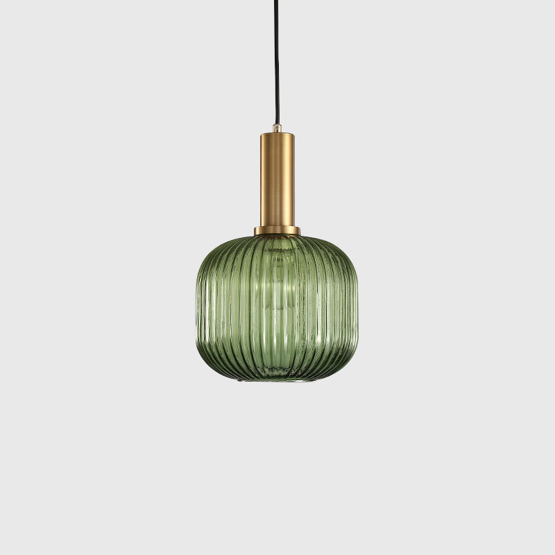 Modern Style Minimalist Hanging Light Glass Shade Pendant Lighting Fixture