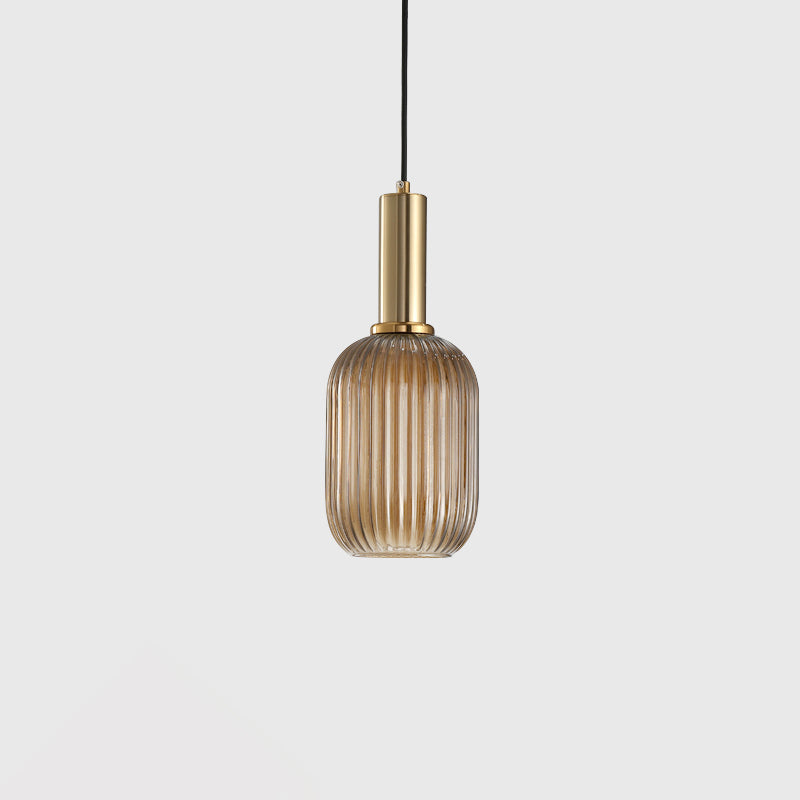 Modern Style Minimalist Hanging Light Glass Shade Pendant Lighting Fixture