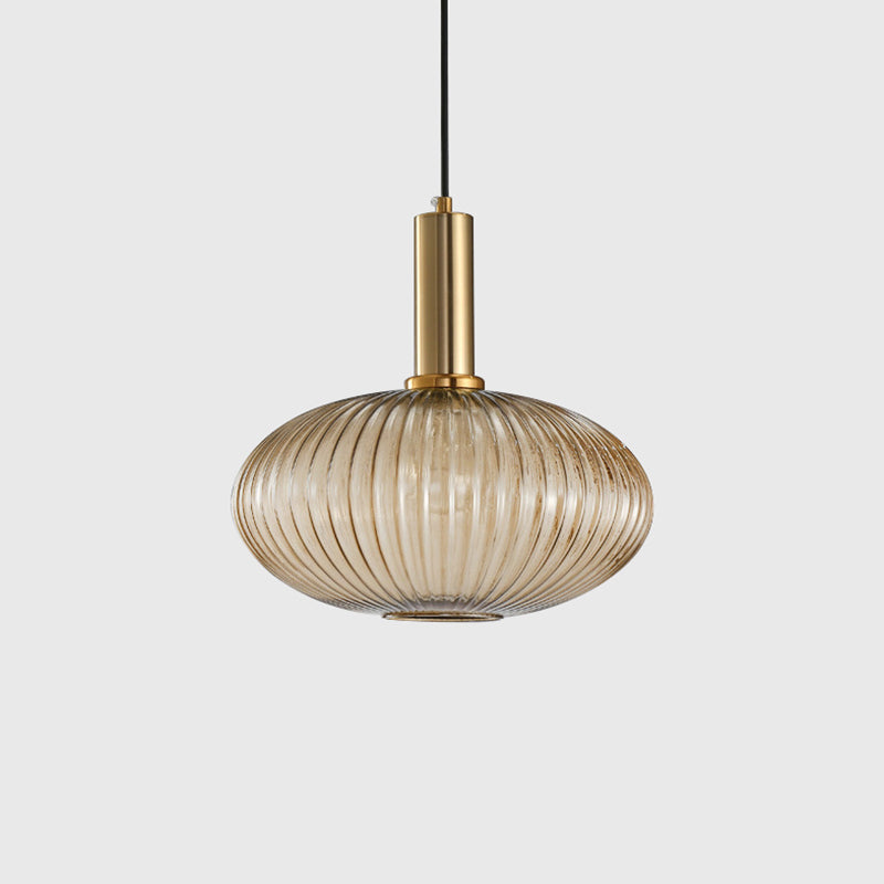 Modern Style Minimalist Hanging Light Glass Shade Pendant Lighting Fixture