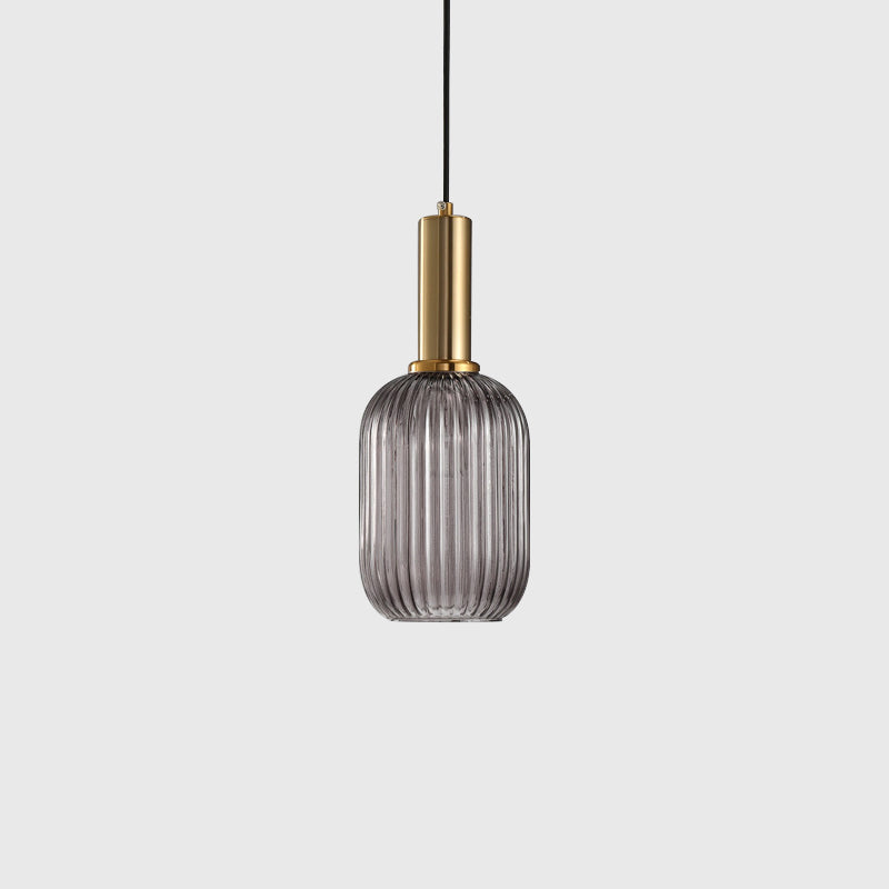 Modern Style Minimalist Hanging Light Glass Shade Pendant Lighting Fixture