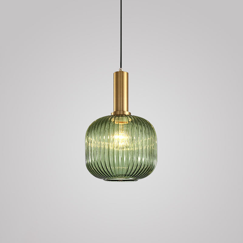 Modern Style Minimalist Hanging Light Glass Shade Pendant Lighting Fixture