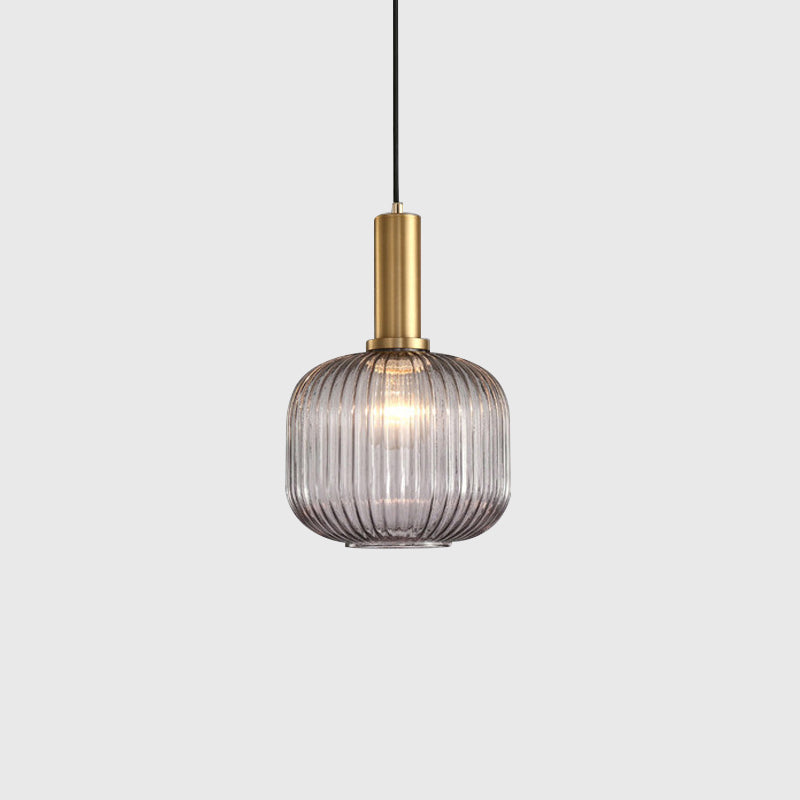 Modern Style Minimalist Hanging Light Glass Shade Pendant Lighting Fixture