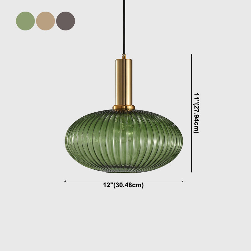 Modern Style Minimalist Hanging Light Glass Shade Pendant Lighting Fixture