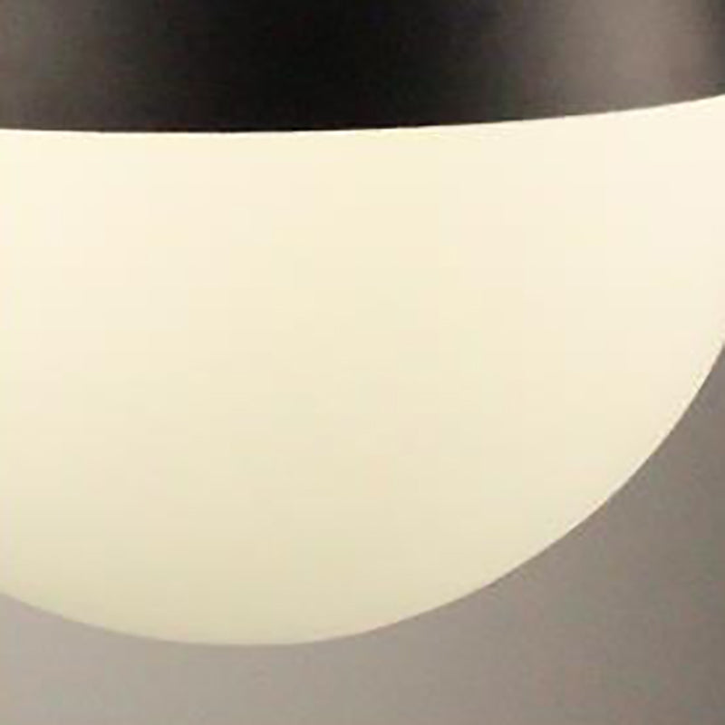 1 Light Sphere Hanging Ceiling Light Modern Style Glass Hanging Lamp Kit
