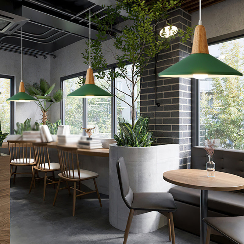 Metal Geometric Shape Hanging Light Nordic Macarons 1 Light Hanging Mount Lights