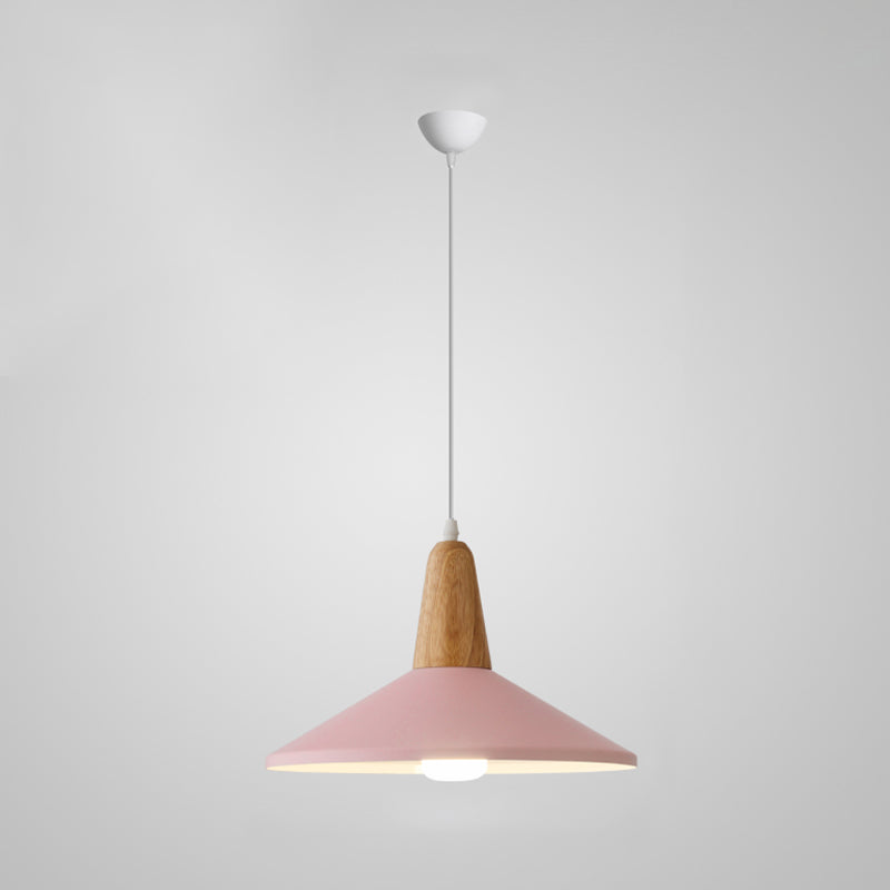 Metal Geometric Shape Hanging Light Nordic Macarons 1 Light Hanging Mount Lights