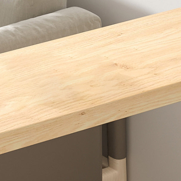 Contemporary Pine Wood Bar Table Original Wood Top 42-inch Height Pub Table