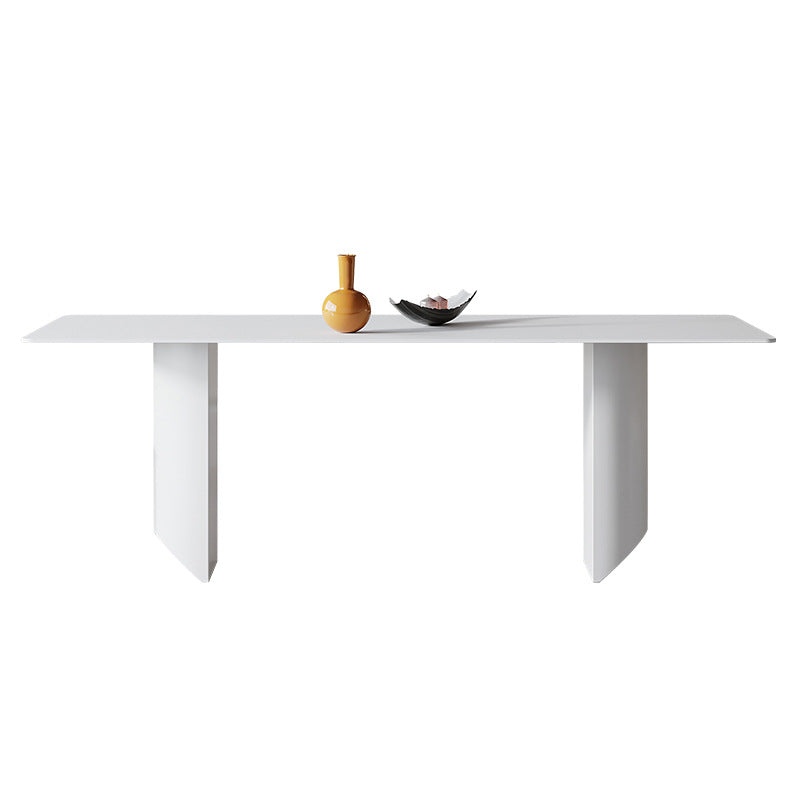 Modern Sintered Stone Top Dining Set 1/4/5/7 Rectangle Pieces Dining Table with Chairs