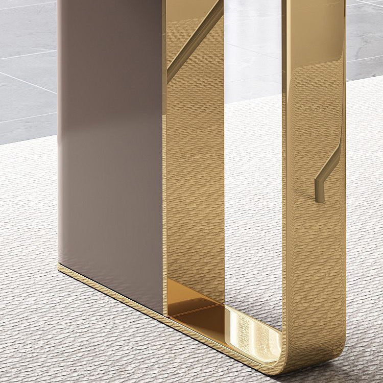 Luxury Sintered Stone Top Dining Set Rectangle 1/4/5/6/7/9 Pieces Dining Table with Chairs