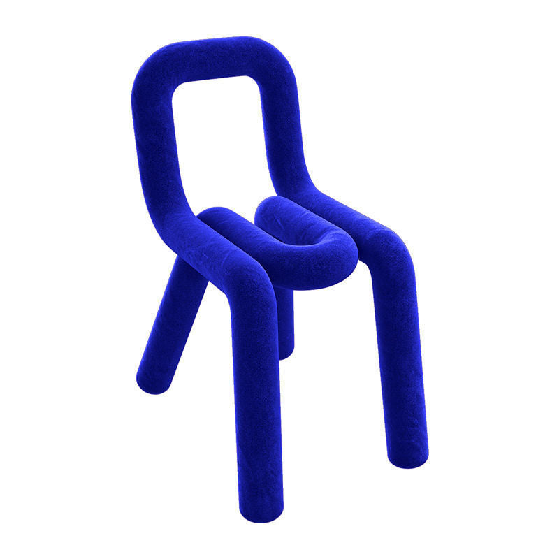 Modern Style Upholstered Side Chair Open Back Dining Side Chair