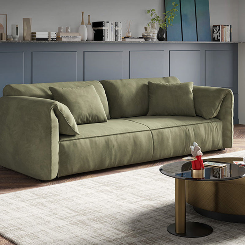 Stationary Fabric Living Room Pillow Top Arm Standard Green Settee