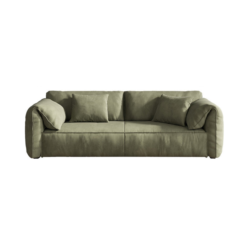 Stationary Fabric Living Room Pillow Top Arm Standard Green Settee