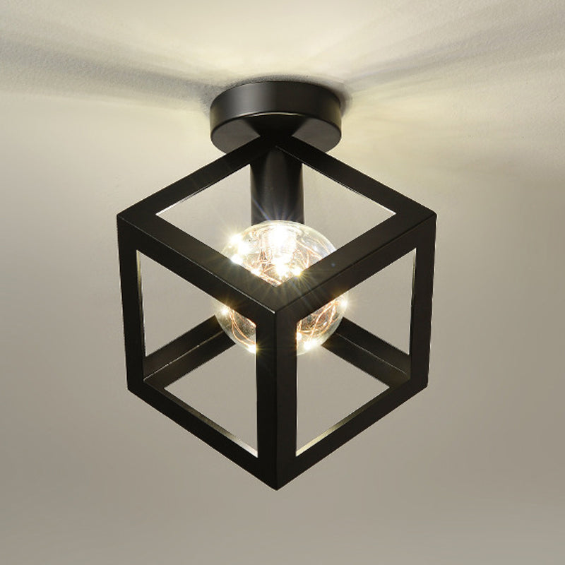 Industriële spoelverlichtingsarmaturen Geometrische metalen 1 lichtspoelmontagelampen