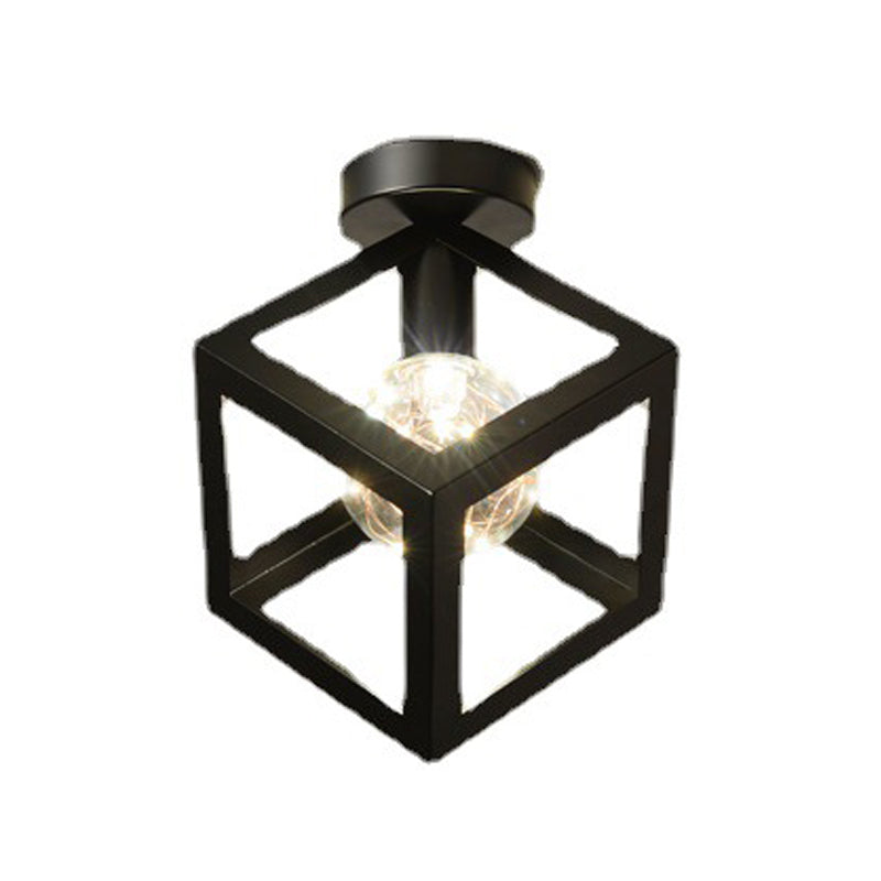 Industriële spoelverlichtingsarmaturen Geometrische metalen 1 lichtspoelmontagelampen