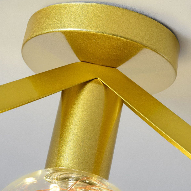 Industriële spoelverlichtingsarmaturen Geometrische metalen 1 lichtspoelmontagelampen