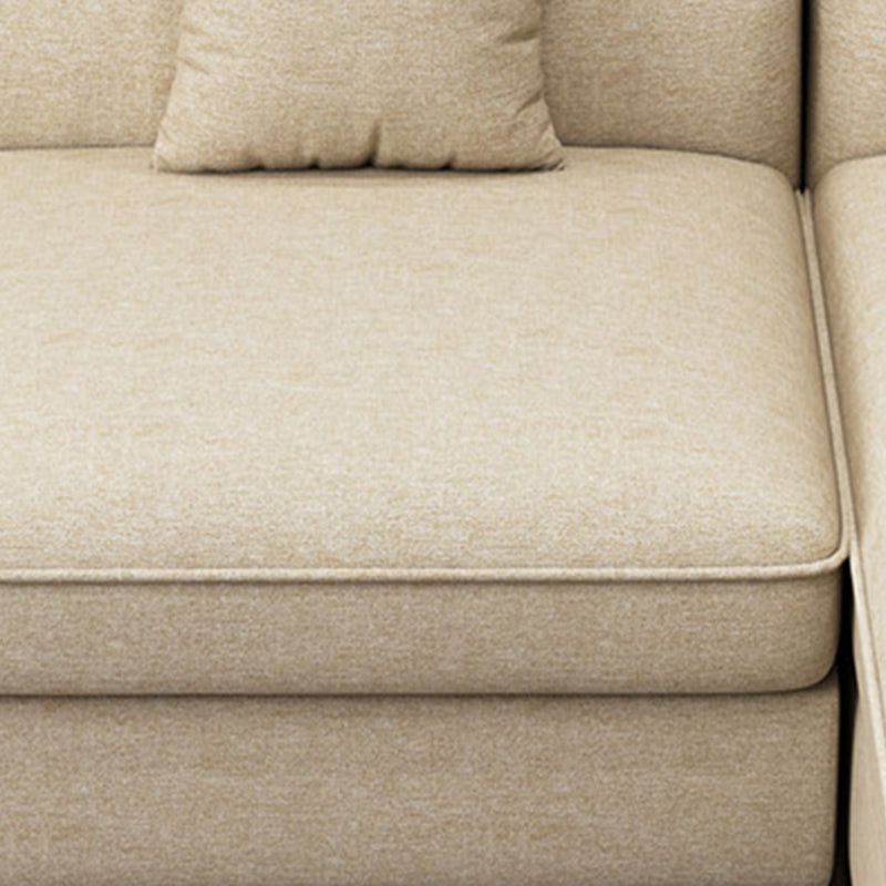 137.8"L x 70.87"W x 37.4"H Upholstered Pillow Top Arm Sectionals