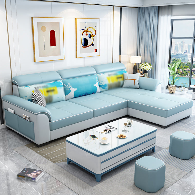 3-Seater L-Shape Right Hand Facing Storage Sectional Sofa with Chaise