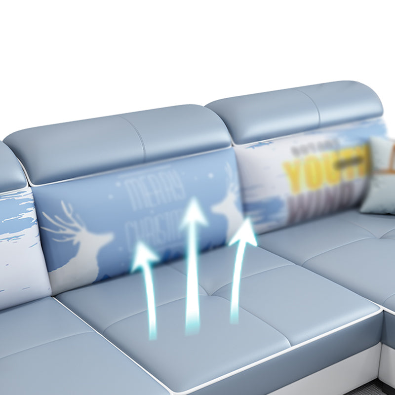 3-Seater L-Shape Right Hand Facing Storage Sectional Sofa with Chaise