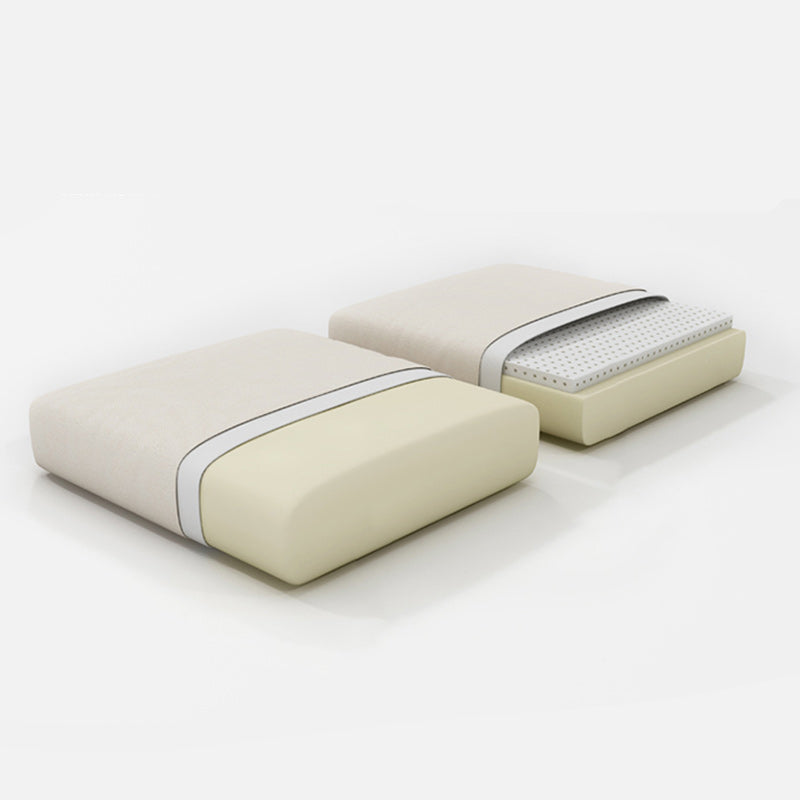 135.83" W √ó 70.87" D √ó 35.43" H L-Shape Faux Leather High Back Square Arm Sectional