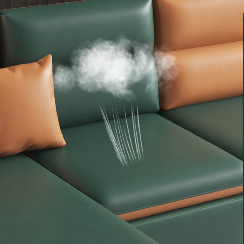 Contemporary Modular L-Shape Sectional with Storage for Four People