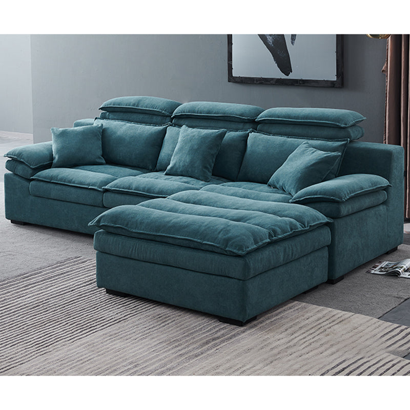Modern Modular Reversible Sectional with High Back for Apartment