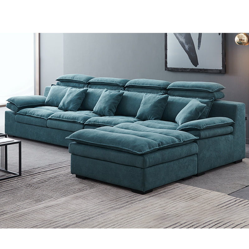 Modern Modular Reversible Sectional with High Back for Apartment