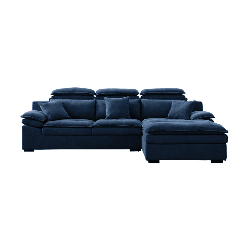 Modern Modular Reversible Sectional with High Back for Apartment