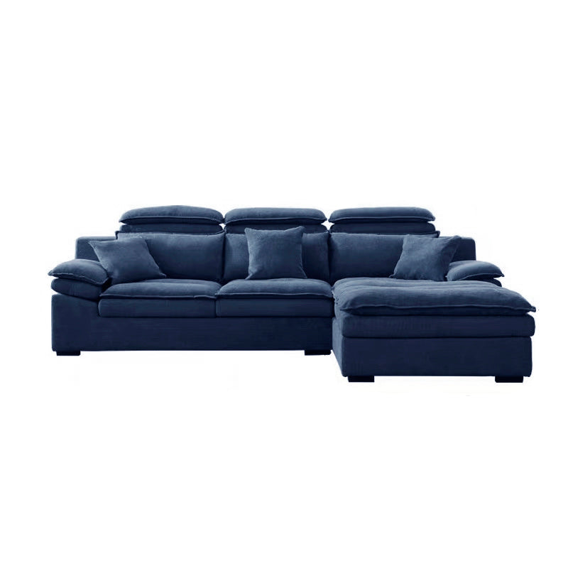 Modern Modular Reversible Sectional with High Back for Apartment