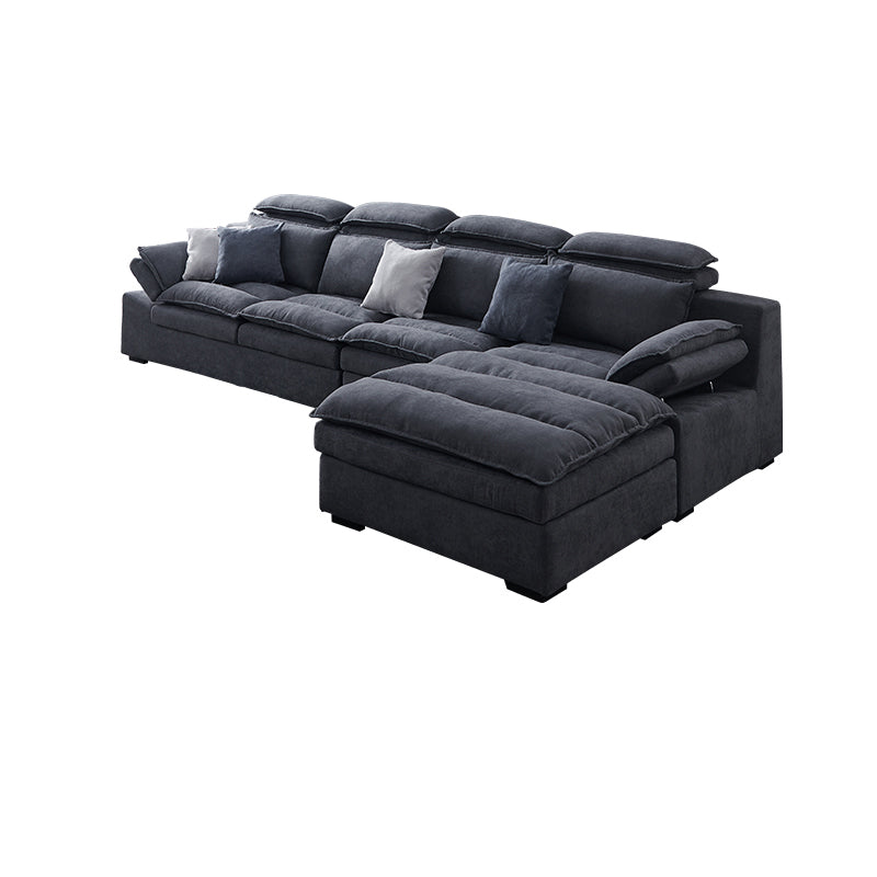 Modern Modular Reversible Sectional with High Back for Apartment