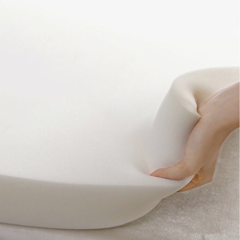 L-Shape Faux Leather and Velvet 3-seat Sectional Sofa with Storage