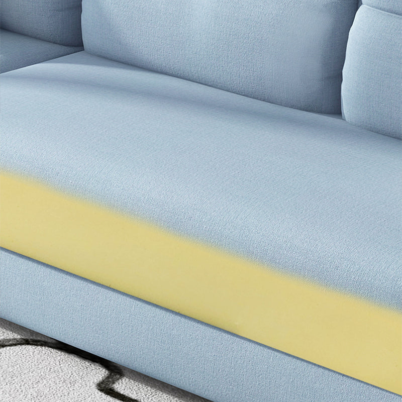 106.3"L x 57.09"W x 27.6"H 4-Seat Cushion Back Sectionals with Slipcover