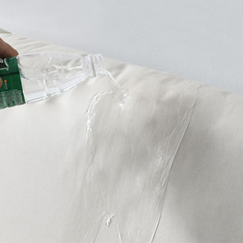 Scandinavian Modular Sectional with Recessed Arm and Pillowed Back Cushions