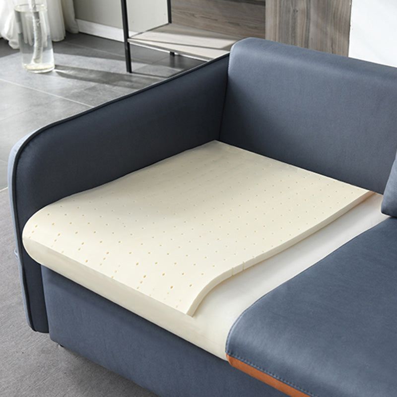 Modern Faux Leather Sectional Square Arm for Living Room with Storage