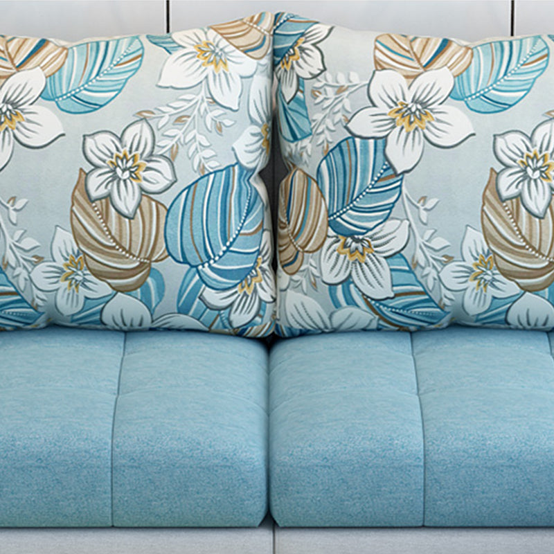 Modern Square Arm Sectionals 106.3"L x 57"W x 35.43"H High Back Sofa with Storage