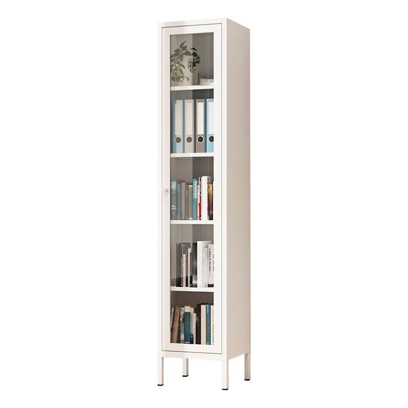 13.78 "W Bücherregal Skandinavisches Regal -Bücherregal für Zuhause und Büro mit Tür