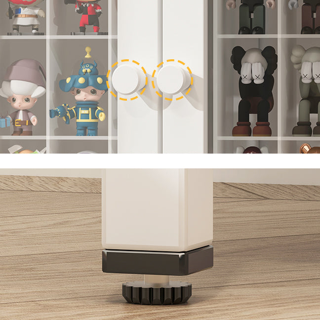 13.78 "W Bücherregal Skandinavisches Regal -Bücherregal für Zuhause und Büro mit Tür