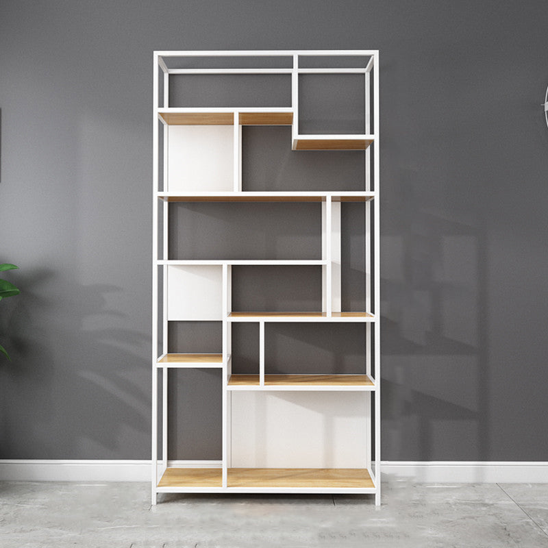 11.81 "W Bookcase in stile industriale Open Back Bookcase per Study Room