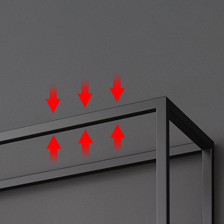 11.81 "W Bookcase in stile industriale Open Back Bookcase per Study Room