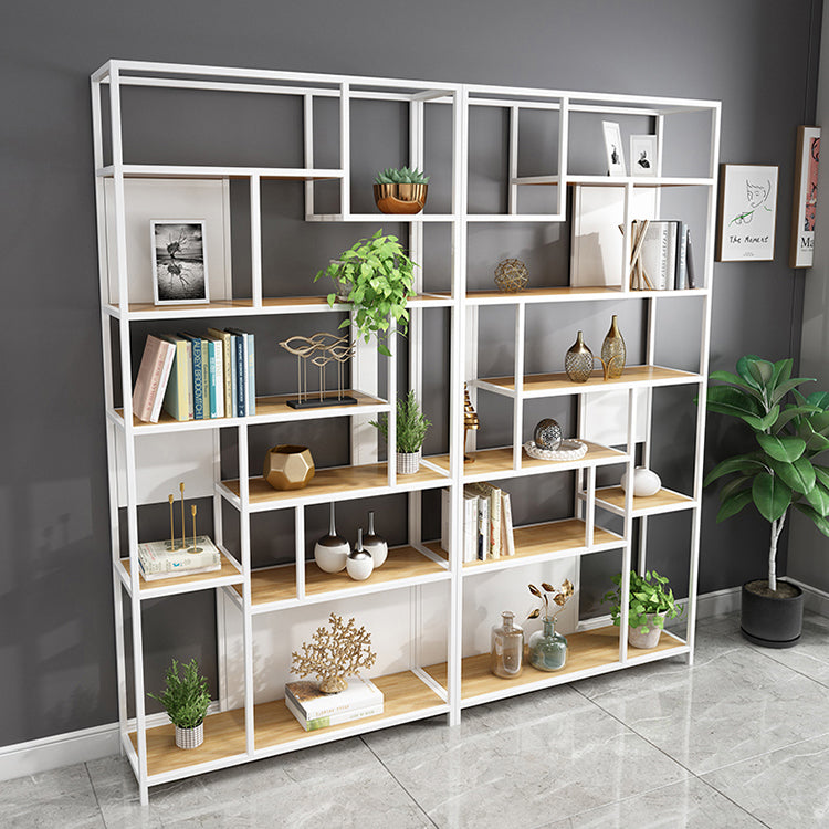 11.81 "W Bookcase in stile industriale Open Back Bookcase per Study Room