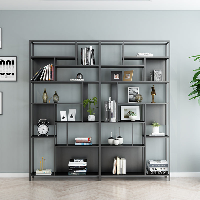 11.81 "W Bookcase in stile industriale Open Back Bookcase per Study Room