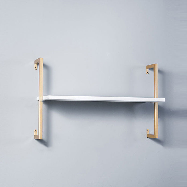 Industrial Wall Mounted Bookshelf Iron Frame Solid Wood Shelf Bookshelf