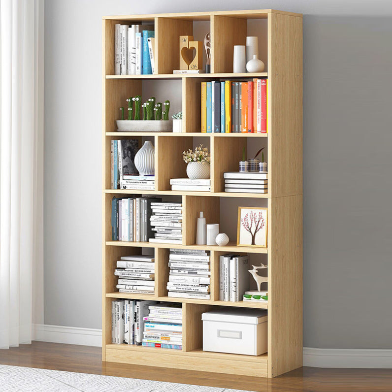 Scandinavian Style Bookshelf Engineered Wood Bookcase for Home Office Study Room