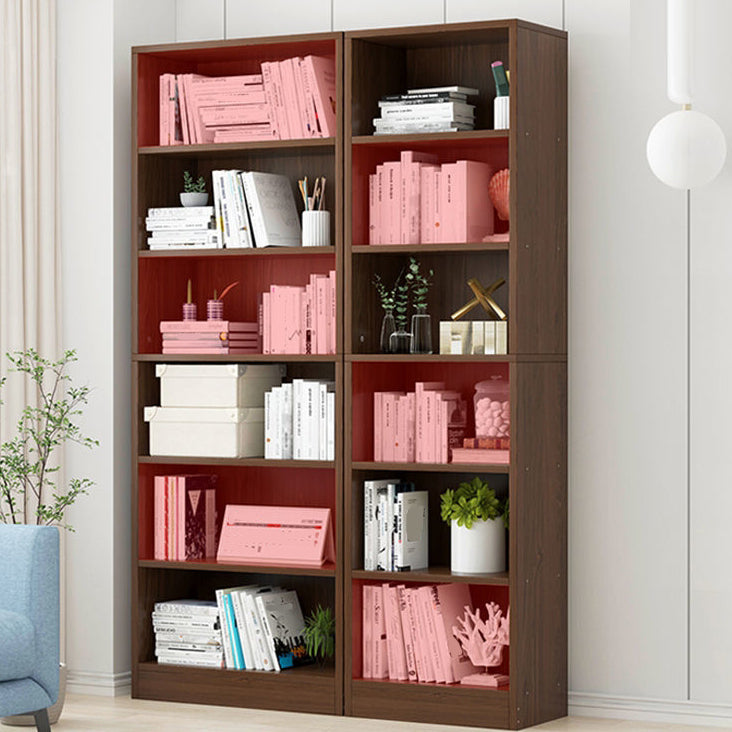 Scandinavian Style Bookshelf Engineered Wood Bookcase for Home Office Study Room