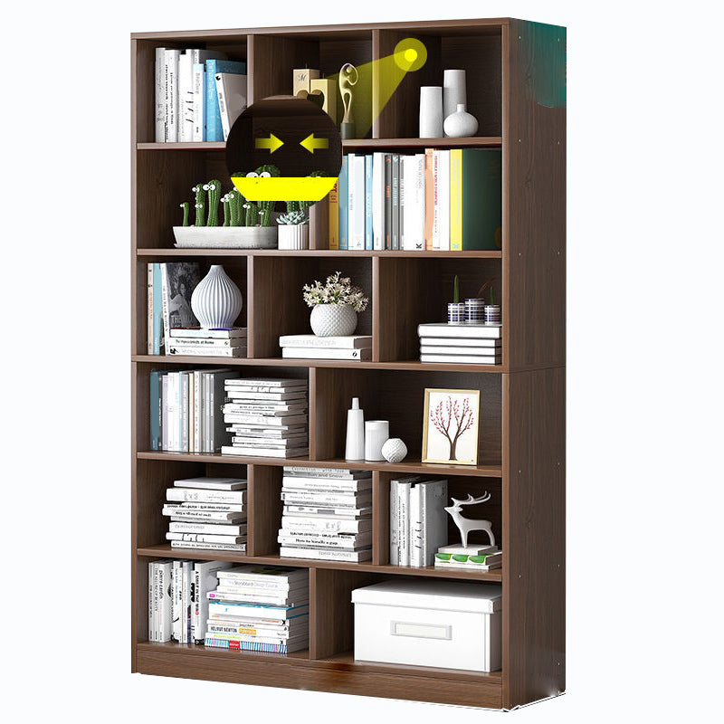 Scandinavian Style Bookshelf Engineered Wood Bookcase for Home Office Study Room