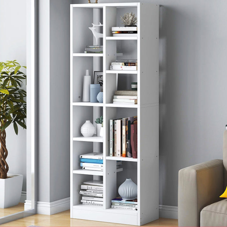 Scandinavian Style Bookshelf Engineered Wood Bookcase for Home Office Study Room