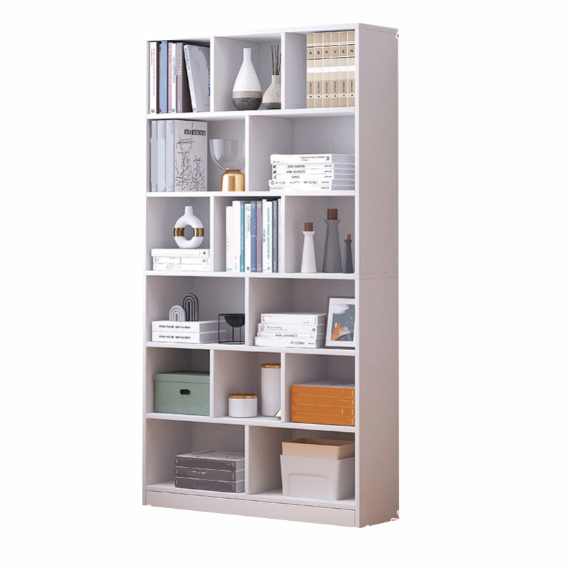Scandinavian Style Bookshelf Engineered Wood Bookcase for Home Office Study Room